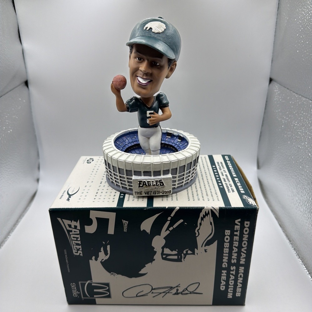 Donovan McNabb Philadelphia Eagles Collectible Bobblehead. New
